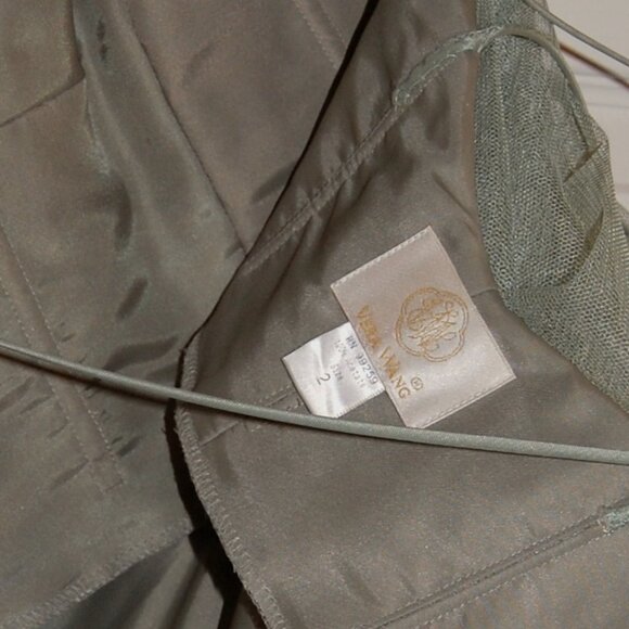 Vera Wang Dress, Women Size 2 Green - Picture 10 of 10